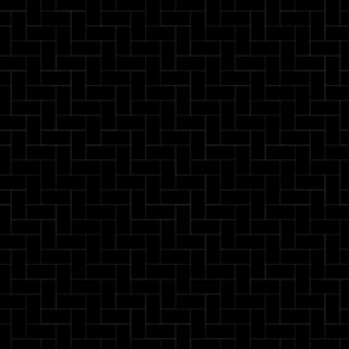 A minimalistic dark black pattern featuring a seamless herringbone grid of tiles