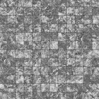 A tiled pattern featuring a grid of marbled, stone-textured squares in shades of grey, black, and