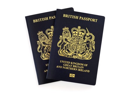 British Biometric Blue Passports