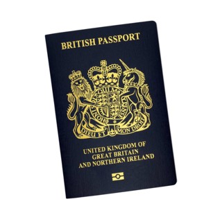 British Biometric Blue Passport