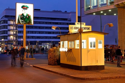 Berlin, 22 November 2009, Checkpoint Charlie, Berlin, Germany, Europe