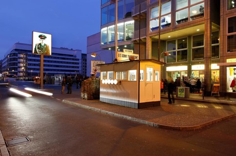 Berlin, 22 November 2009, Checkpoint Charlie, Berlin, Germany, Europe