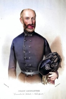 Johann Baumgartner, Commander of the Ljubljana National Guard, Historical, digitally restored
