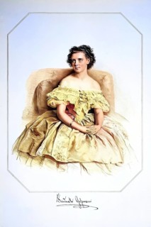 Friederike Gossmann, since 1861 married Friederike Prokesch von Osten (born 23 March 1838 in