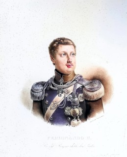Ferdinand II. Charles (born 12 January 1810 in Palermo, died 22 May 1859 in Caserta) from the House