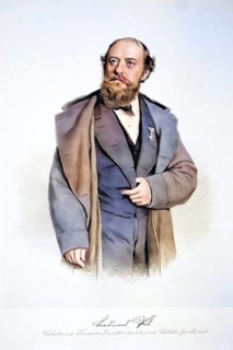 Ferdinand Perl von Hildrichsburg, 1825, 1893, Inspector General of the Austrian Railways, Court