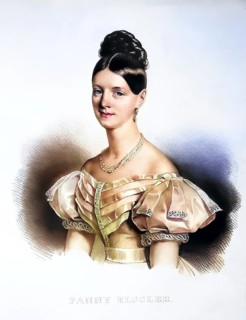 Fanny Elssler, real name Franziska Elssler (born 23 June 1810 in Gumpendorf, died 27 November 1884