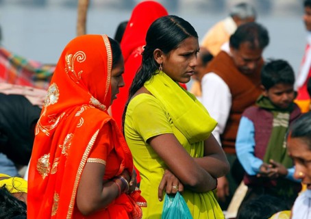 Allahabad, India, 20.01.2010, Hindus gather for the Magh Mela in Allahabad to take a holy dip at