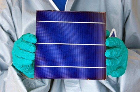 Freiberg, 08.02.2010, Solar cell, Freiberg, Germany, Europe