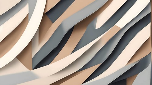 Minimalist illustration depicting visual language for harmony, AI generated