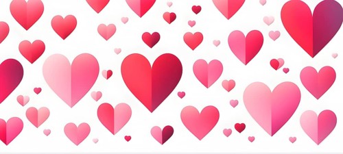 Abstract minimalist love themed wallpaper illustration, AI generated