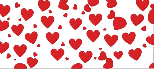 Abstract minimalist love themed wallpaper illustration, AI generated