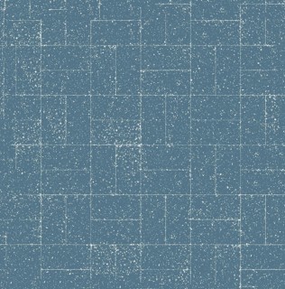 Abstract blue background with a distressed grid pattern and white lines creating a textured