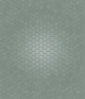 Teal hexagonal pattern with a glossy surface creating a geometric and symmetrical visual texture