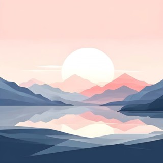 Minimalist illustration depicting visual language for mental health, AI generated