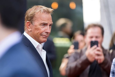 Kevin Costner at the premiere of Horizon in Berlin's Zoo Palast on 04/08/2024