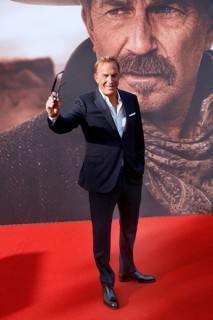 Kevin Costner at the German premiere of Horizont at the Zoo Palast in Berlin on 4 August 2024