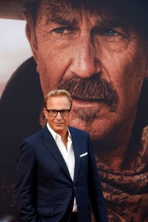 Kevin Costner at the German premiere of Horizont at the Zoo Palast in Berlin on 4 August 2024