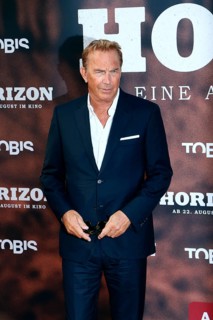 Kevin Costner at the German premiere of Horizont at the Zoo Palast in Berlin on 4 August 2024