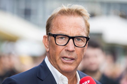 Kevin Costner at the premiere of Horizon in Berlin's Zoo Palast on 04/08/2024