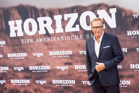 Kevin Costner at the premiere of Horizon in Berlin's Zoo Palast on 04/08/2024