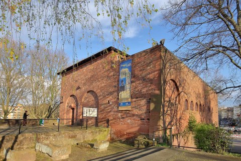 Historic Casimir Castle built in 1934, Building, Kaiserslautern, Rhineland-Palatinate, Germany,