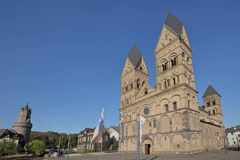 Late Romanesque Church of the Assumption of the Virgin Mary and Round Tower, Cathedral Square,