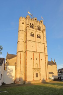 Gothic collegiate church of St Martin and St Severus, Münstermaifeld, Moseleifel, Eifel,