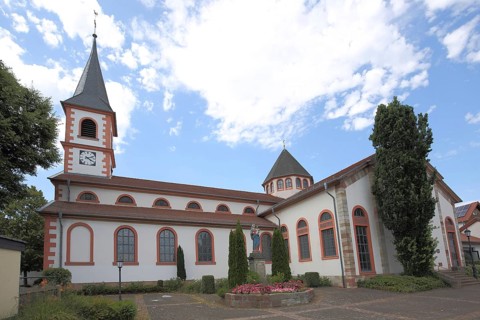 Gothic St Peter and Paul Church, Eichenzell, Hesse, Germany, Europe