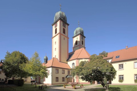 Gothic monastery church of the Assumption of the Virgin Mary, St. Märgen, Southern Black Forest,