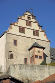 Building of castle built 13th century, landmark, Kronberg, Taunus, Hesse, Germany, Europe