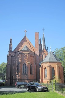 Neo-Gothic St Augustine of Canterbury or English church built 1863-1865, Saint, Anglican,