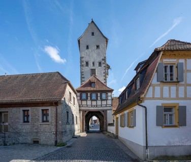 Medieval Lower Tor tor, core around 1400, extended in the 16th century, Mainbernheim, Lower