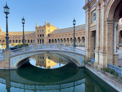 Plaza de Espana, Seville, Andalusia, Spain, Europe