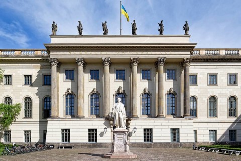 Humboldt University main building, or Prince Henry's Palace, Under den Linden, Berlin Mitte,