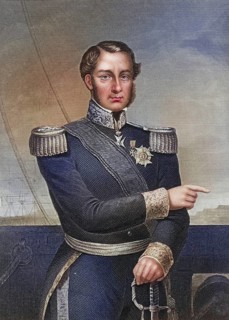 Ferdinand Alphonse Hamelin (1796-1864), French admiral. During the Crimean War (Russo-Turkish War)