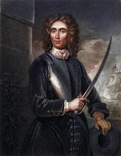 John Benbow (1653-1702) English naval commander, born in Shrewsbury, Shropshire. Vice-admiral in