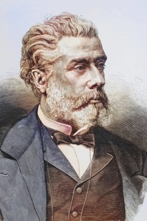 Victor Balaguer, born 1824, died 1901, Catalan politician and author. From La Ilustracion Espanola