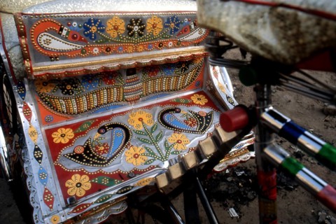 Decoration, cycle rickshaw India