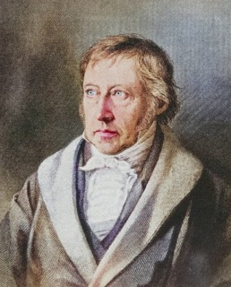 Georg Wilhelm Friedrich Hegel, 1770 to 1831, German philosopher, Historical, digitally restored