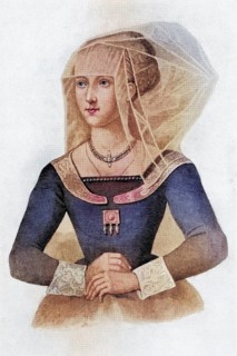 Elizabeth Woodville or Wydeville, ca. 1437 to 1492, Queen of Edward IV, King of England. From the