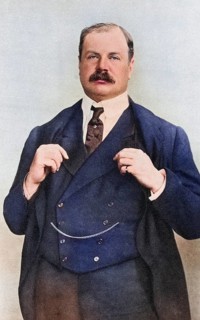 Edward George Villiers Stanley, 17th Earl of Derby 1865 to 1948, also known as Lord Stanley.