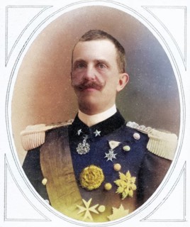 Victor Emmanuel III, 1869 to 1947, King of Italy from 1900 to 1946, Emperor of Ethiopia from 1936