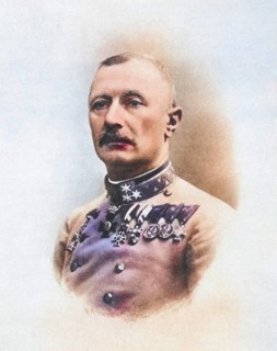 Oskar Potiorek 1853 to 1933. Austrian general. Passenger in the car with Franz Ferdinand of Austria