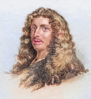 Charles Patin 1633 to 1693, French physician and antiquarian. From the book Crabbe's Historical