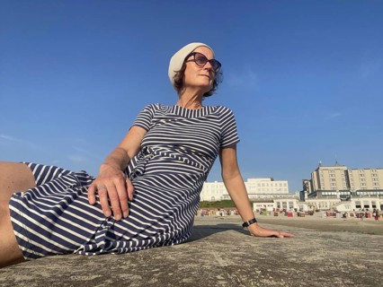 Woman by the sea Borkum, 20.07.2024