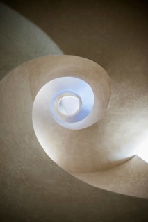 Spiral staircase, Unterlinden Museum, Musée Unterlinden, new building by architects Herzog and de