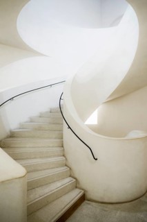 Spiral staircase, Unterlinden Museum, Musée Unterlinden, new building by architects Herzog and de