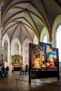 Isenheim Altarpiece, by Matthias Grünewald, Museum Unterlinden, Musée Unterlinden, Colmar, Alsace,