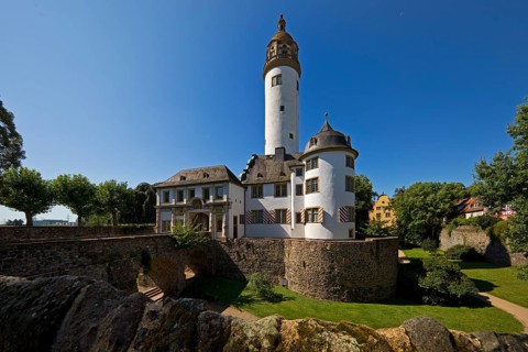 Höchster Schloss or Altes Schloss Höchst, Frankfurt-Höchst, Frankfurt am Main, Hesse, Germany,